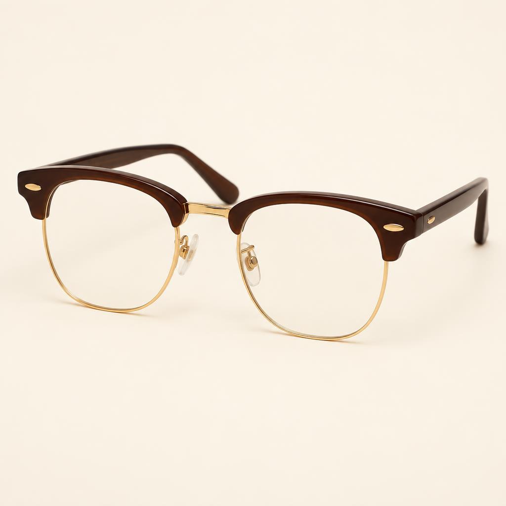 Clubmaster Brown